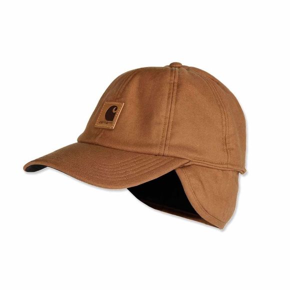 Carhartt Insulated Ear Flap Hat Size Large Brown quilted - Picture 4 of 7